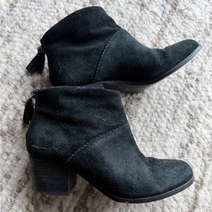 Black Suede Ankle Boots